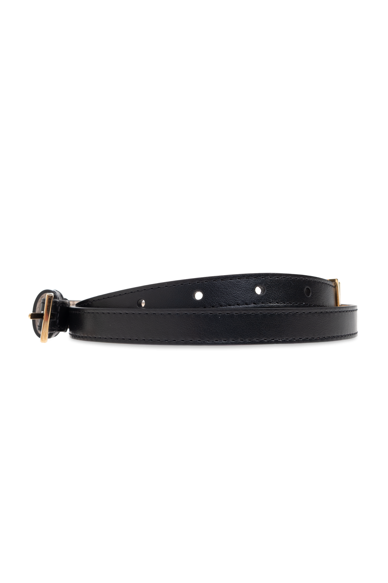 VERSACE ロコレタリンクハックルヘルト 1019432DV3T 1B00V エナメル メドゥーサ リング ゴールド,ブラック | VERSACE JP